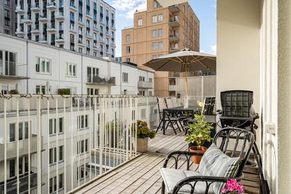 Balkong eller utsiktsbild