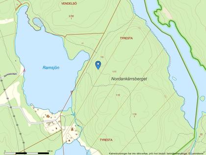 Illustrerad karta över fastigheten eller området