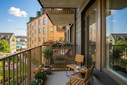 Balkong eller utsiktsbild