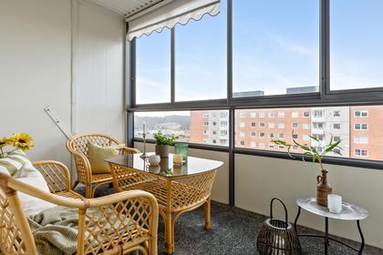 Balkong eller utsiktsbild