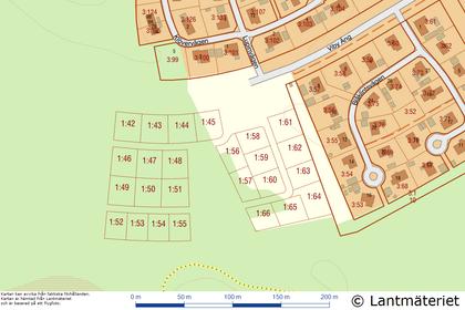 Illustrerad karta över fastigheten eller området