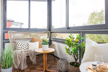 Balkong eller utsiktsbild