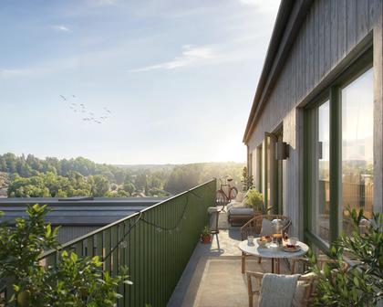 Balkong eller utsiktsbild