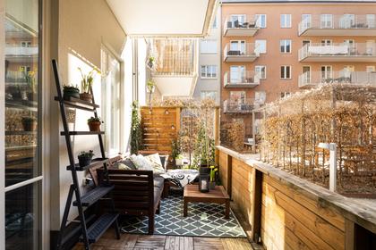 Balkong eller utsiktsbild