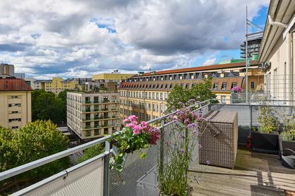 Balkong eller utsiktsbild