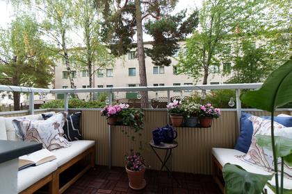 Balkong eller utsiktsbild