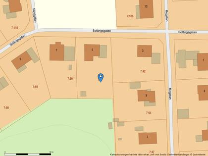 Illustrerad karta över fastigheten eller området