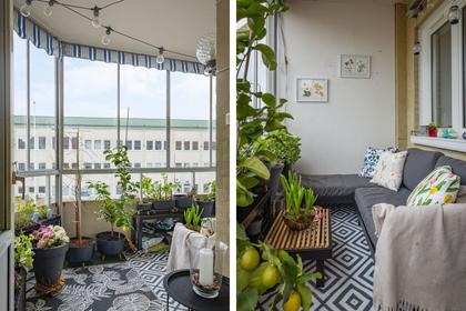 Balkong eller utsiktsbild