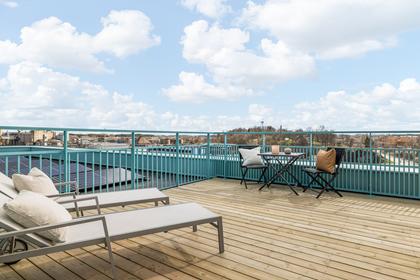 Balkong eller utsiktsbild