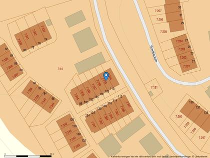 Illustrerad karta över fastigheten eller området