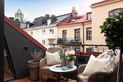 Balkong eller utsiktsbild