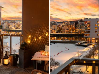 Balkong eller utsiktsbild