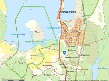 Illustrerad karta över fastigheten eller området