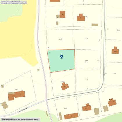 Illustrerad karta över fastigheten eller området