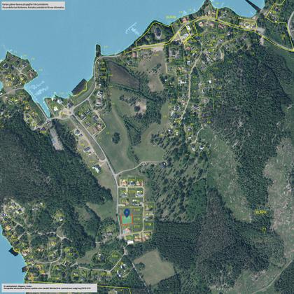 Illustrerad karta över fastigheten eller området