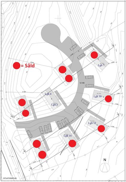 Illustrerad karta över fastigheten eller området