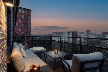 Balkong eller utsiktsbild