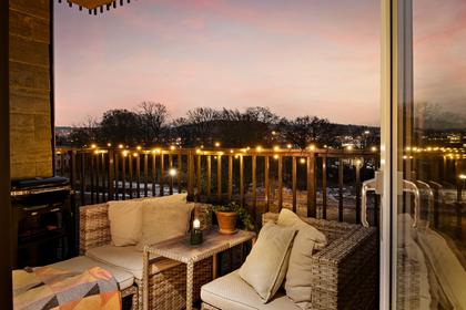 Balkong eller utsiktsbild