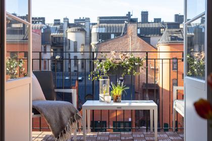 Balkong eller utsiktsbild