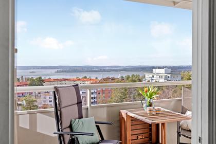 Balkong eller utsiktsbild