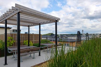 Balkong eller utsiktsbild