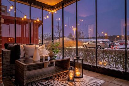 Balkong eller utsiktsbild