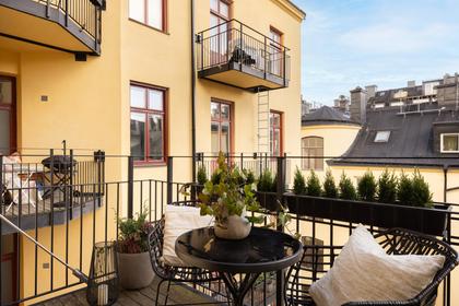 Balkong eller utsiktsbild