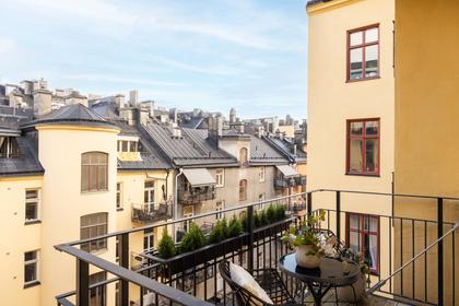 Balkong eller utsiktsbild