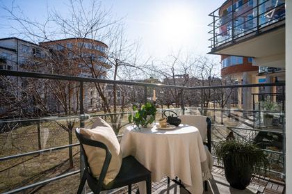 Balkong eller utsiktsbild