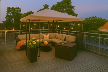 Balkong eller utsiktsbild