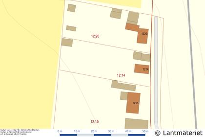 Illustrerad karta över fastigheten eller området