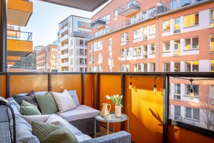 Balkong eller utsiktsbild