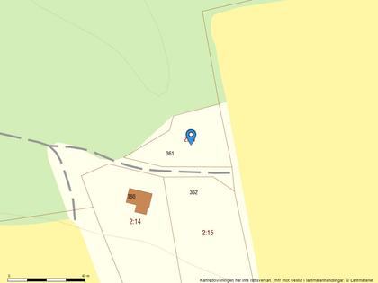 Illustrerad karta över fastigheten eller området