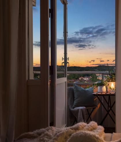 Balkong eller utsiktsbild