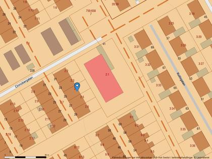 Illustrerad karta över fastigheten eller området