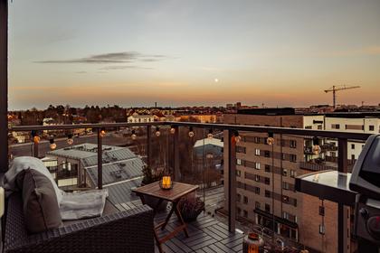 Balkong eller utsiktsbild