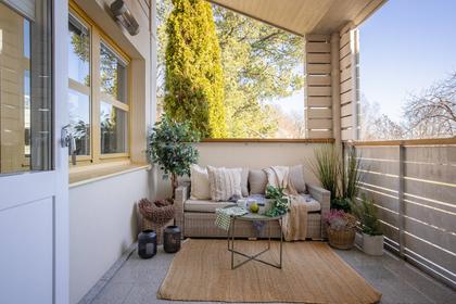 Balkong eller utsiktsbild