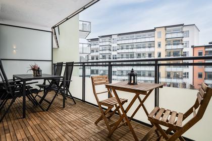 Balkong eller utsiktsbild