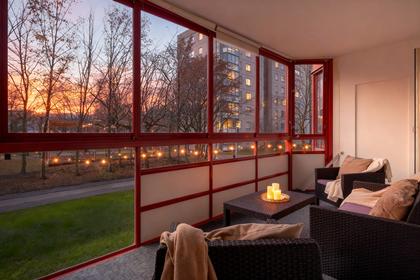 Balkong eller utsiktsbild