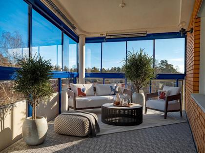 Balkong eller utsiktsbild