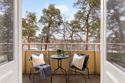 Balkong eller utsiktsbild