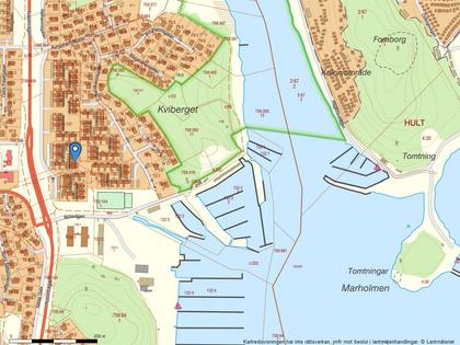 Illustrerad karta över fastigheten eller området