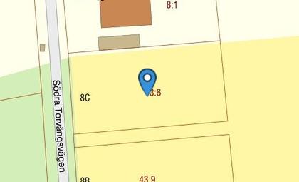 Illustrerad karta över fastigheten eller området