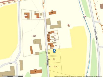 Illustrerad karta över fastigheten eller området