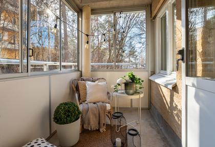 Balkong eller utsiktsbild