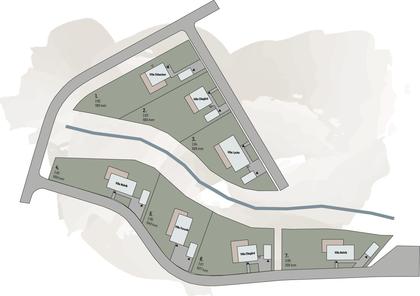 Illustrerad karta över fastigheten eller området