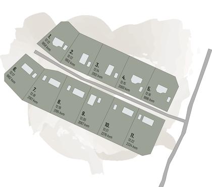 Illustrerad karta över fastigheten eller området