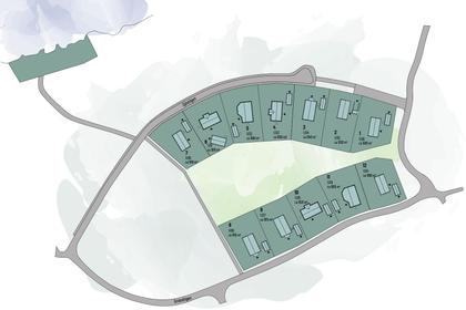 Illustrerad karta över fastigheten eller området