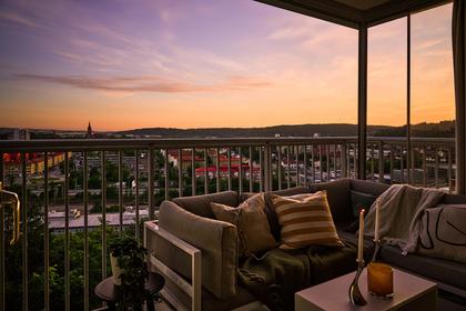 Balkong eller utsiktsbild