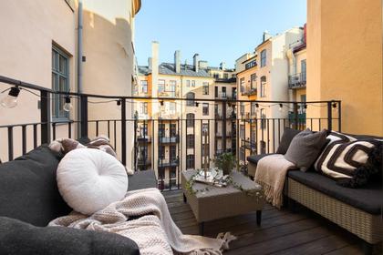 Balkong eller utsiktsbild